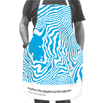 Tryfan, The Glyders and Ogwen - Eryri, Snowdonia - Contour Range Apron