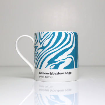 Peak District - Contour Mug - Baslow and Baslow Edge