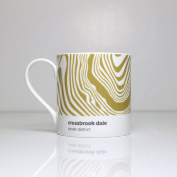 Peak District - Contour Mug - Cressbrook Dale