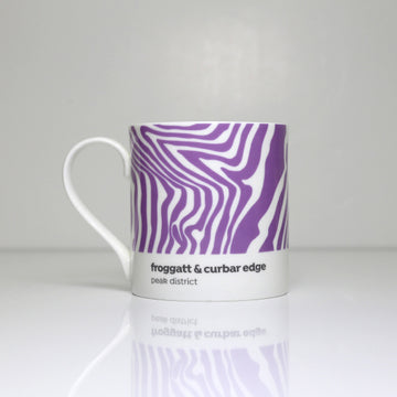 Peak District - Contour Mug - Froggatt and Curbar Edge