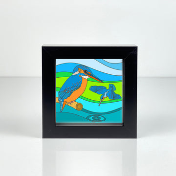 Kingfishers - Mini Fine Art Print