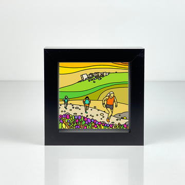 Higgar Tor Fell Runners - Peak District - Mini Fine Art Print