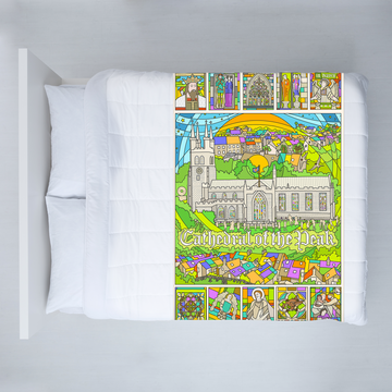 Peak District - Cathedral of the Peak - Fleece Blanket