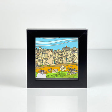 Stanage Trip Tick 02 - Peak District - Mini Fine Art Print