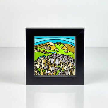 The Jump - Adam & Eve Tryfan - Snowdonia - Mini Fine Art Print