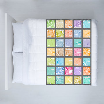 Contour Range - 35 Treasured Places - Fleece Blanket