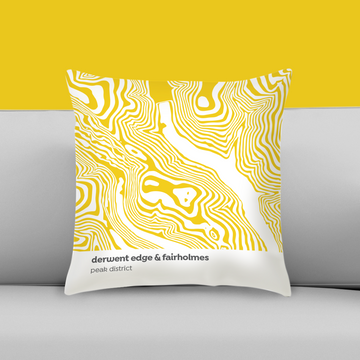 Derwent Edge & Fairholmes - Peak District - Contour Range Cushion