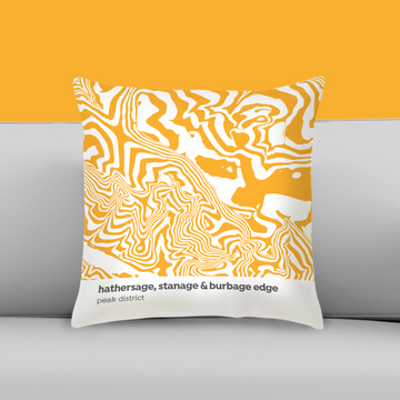 Hathersage, Stanage and Burbage Edge - Peak District - Contour Range Cushion
