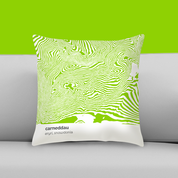 Carneddau, the Carnedds - Snowdonia - Contour Range Cushion
