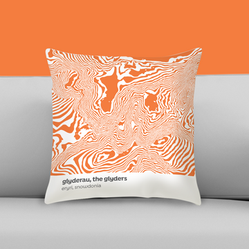 Glyderau, the Glyders - Snowdonia - Contour Range Cushion