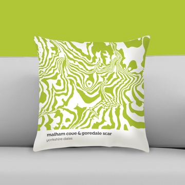 Malham Cove & Gordale Scar - Yorkshire Dales - Contour Range Cushion