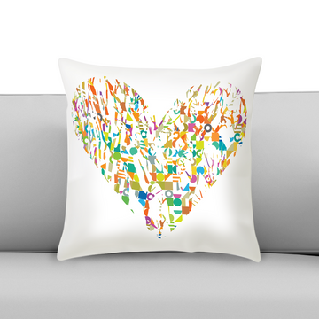 Heart of experience pattern - Cushion
