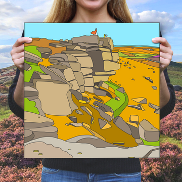 Stanage Edge IV - Peak District Print