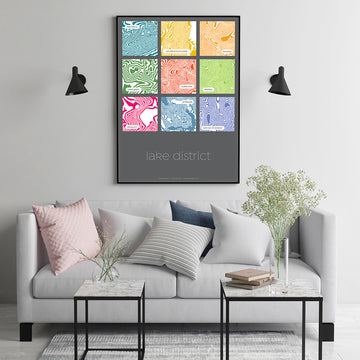 Lake District - 9 Treasured Places - Fine Art Print