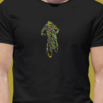 Downhill Mountain Bike - Love Parks - Park Designs - T Shirt