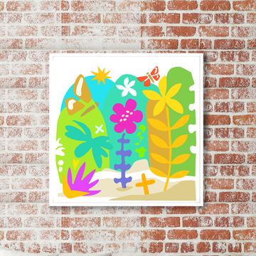 Hay Meadow Tryptych 03 - Love Nature - Fine Art Print