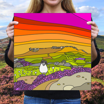 Higgar Tor from Carl Wark - Peak District Print