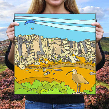 Stanage Trip Tick 03 - Peak District Print