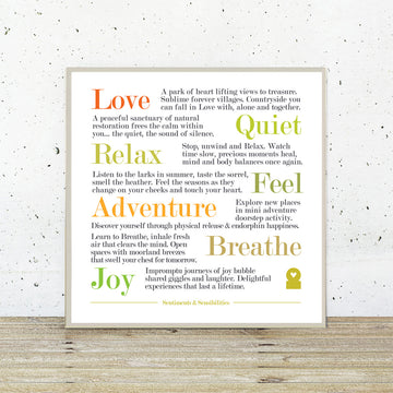 Seven Sentiments - Fine Art Print