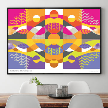 The fall and rise of the Lakeland sun - fine art print